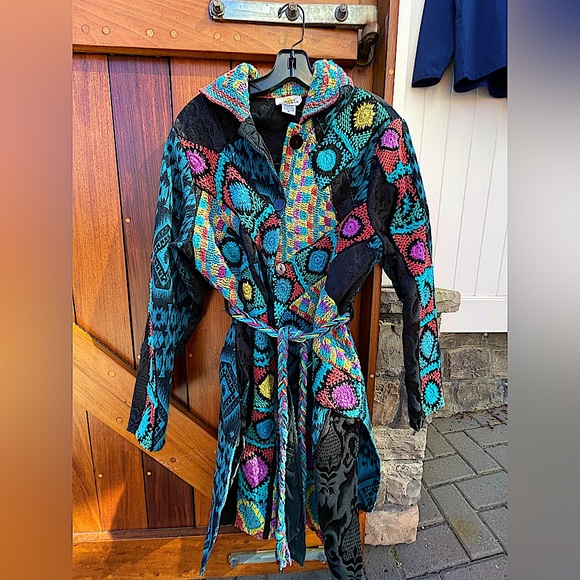 Sandy Starkman Multicolored Coat - Picture 1 of 2